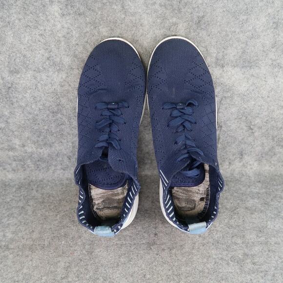 Danskin Shoes Womens 10 Athletic Trainers Sneakers Knit Lace Up Casual Blue - Picture 6 of 12